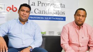 Rafael BarÃ³n Duluc (CholitÃ­n) y Crucito BÃ¡ez, candidatos por el Bloque Institucional SocialdemÃ³crata (BIS).