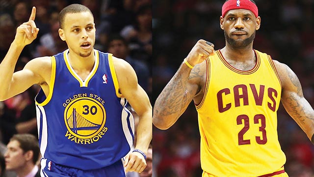 Stephen Curry y LeBron James .