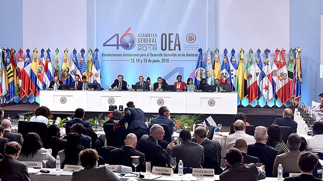 Asamblea de la Organización de Estados Americanos (OEA).