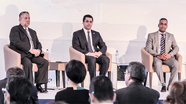 Roberto Henríquez, David Collado y Josel Santos.