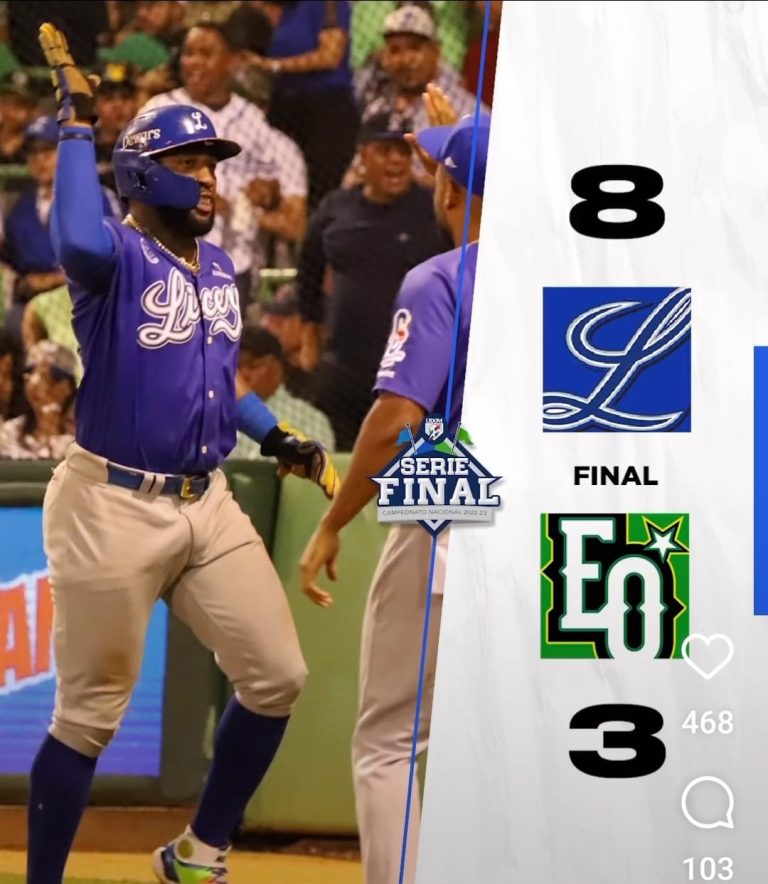 Los Tigres del Licey se alzan con la victoria del segundo juego de la Serie Final