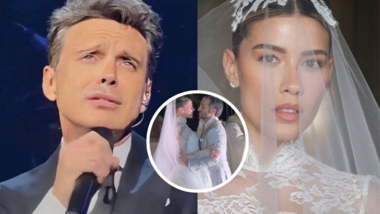 ¡Así fue el emotivo encuentro entre Luis Miguel y Michelle Salas en su boda! 