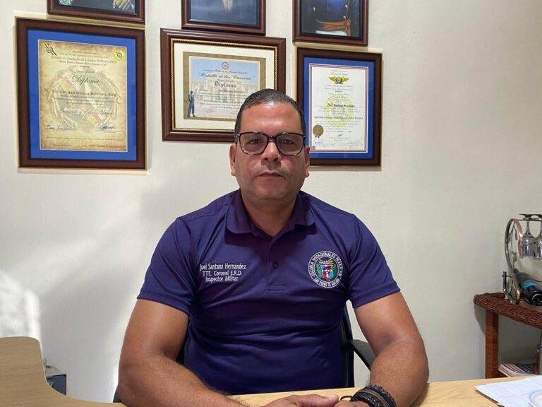 JOEL SANTANA HERNÁNDEZ, INSPECTOR ESCUELA VOCACIONAL DE LAS FF.AA. Y POLICÍA NACIONAL SPM