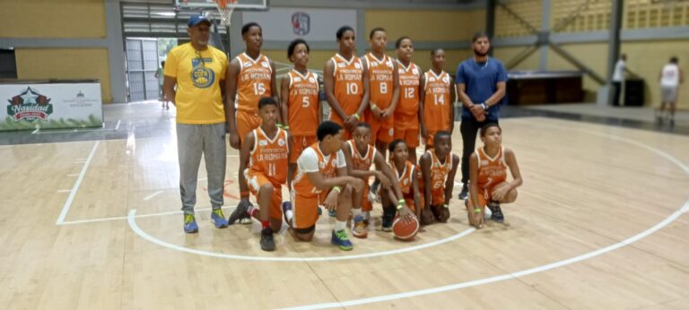 Sigue invicto equipo de La Romana que representa la región Este en el Convivio Nacional Minibasket 2023